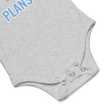 Load image into Gallery viewer, Baby Boy Plans short sleeve one piece