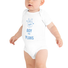 Load image into Gallery viewer, Baby Boy Plans short sleeve one piece