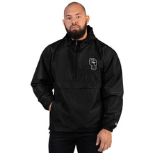 Load image into Gallery viewer, Fist Embroidered Champion Packable Jacket