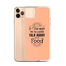 Load image into Gallery viewer, Food Talk iPhone Case