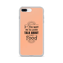 Load image into Gallery viewer, Food Talk iPhone Case
