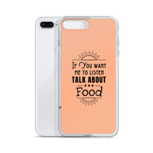 Load image into Gallery viewer, Food Talk iPhone Case