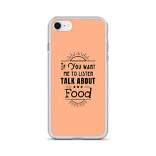 Load image into Gallery viewer, Food Talk iPhone Case