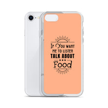 Load image into Gallery viewer, Food Talk iPhone Case