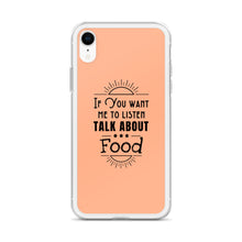 Load image into Gallery viewer, Food Talk iPhone Case