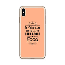 Load image into Gallery viewer, Food Talk iPhone Case
