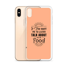 Load image into Gallery viewer, Food Talk iPhone Case