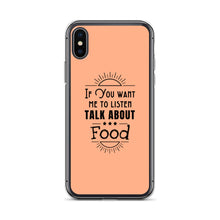 Load image into Gallery viewer, Food Talk iPhone Case