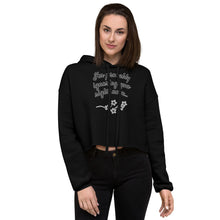 Load image into Gallery viewer, Ignoring You Crop Women's Hoodie