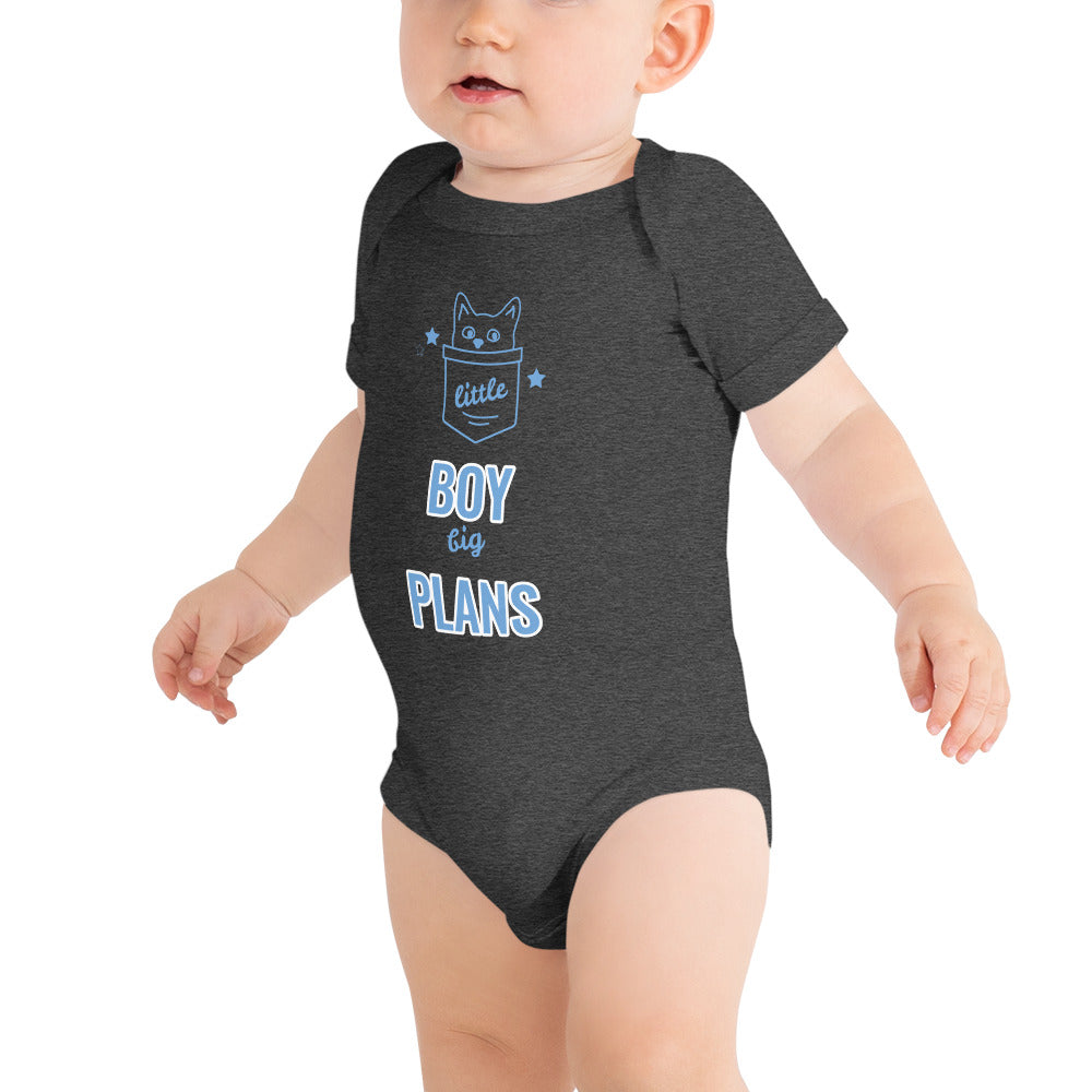 Baby Boy Plans short sleeve one piece