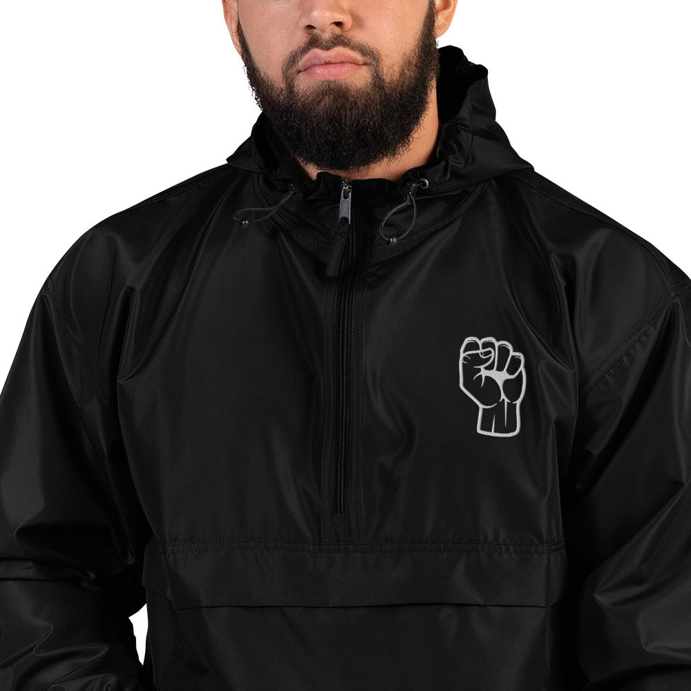 Classic Embroidered Champion Packable Jacket - Dark — America SCORES Chicago
