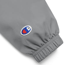 Load image into Gallery viewer, Fist Embroidered Champion Packable Jacket
