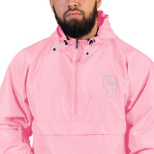 Load image into Gallery viewer, Fist Embroidered Champion Packable Jacket
