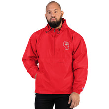 Load image into Gallery viewer, Fist Embroidered Champion Packable Jacket
