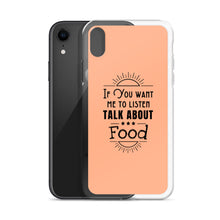 Load image into Gallery viewer, Food Talk iPhone Case
