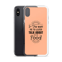 Load image into Gallery viewer, Food Talk iPhone Case
