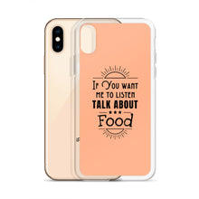 Load image into Gallery viewer, Food Talk iPhone Case
