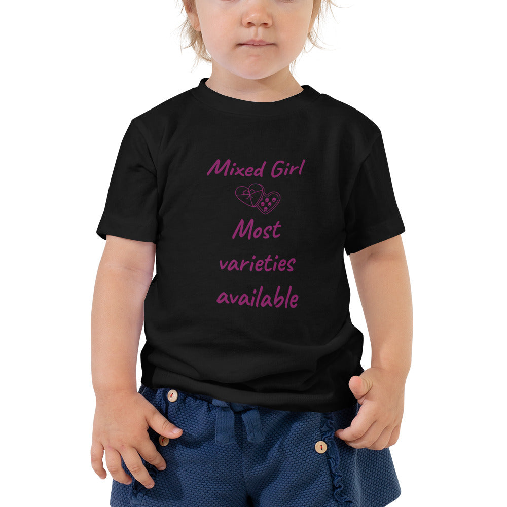 Toddler Girl Mixed Girl Short Sleeve Tee 2T-5T